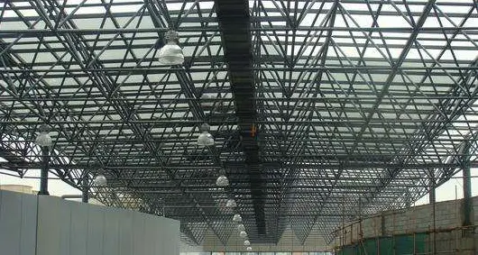 渝中水泥厂网架安装