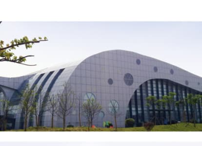 渝中会议中心外景网架工程
